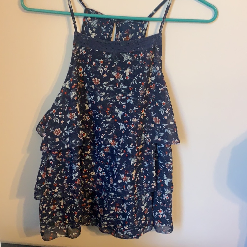 Abercrombie floral tank, Size M